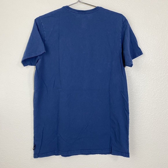 Billabong Mens Shirt Size Large Tailored Tee Graphic Cotton Blue - Picture 2 of 5